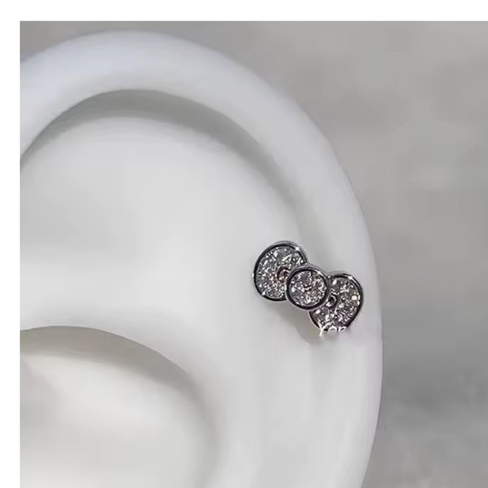 NEW Hello Kitty Bow Cartilage Lobe Earring | 18k Gold Filled‎